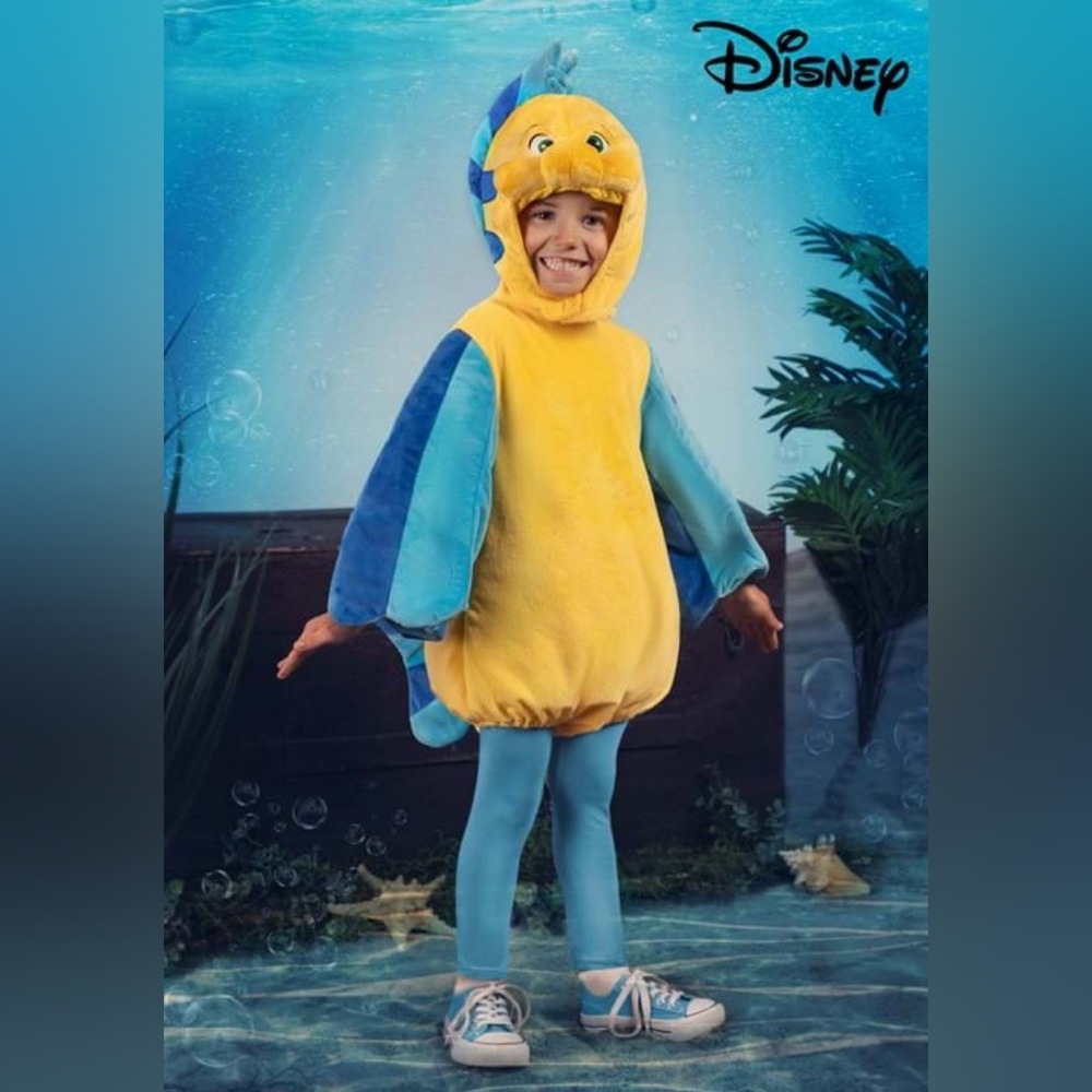 Disney Plush Flounder Costume for Toddlers